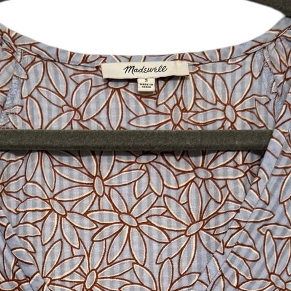 Madewell Floral Print Marianna Puff Sleeve sz Small - Picture 13 of 13